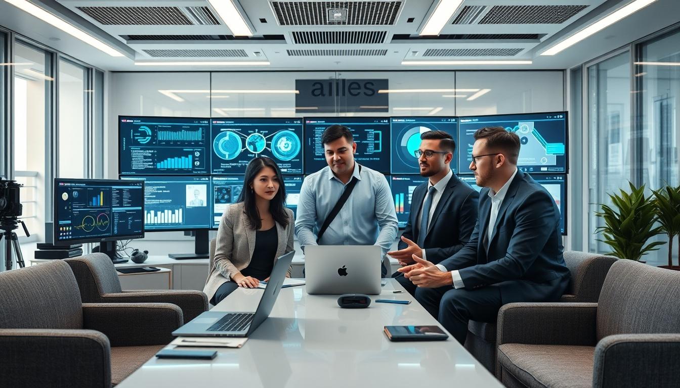Enterprise software dashboards and business process automation